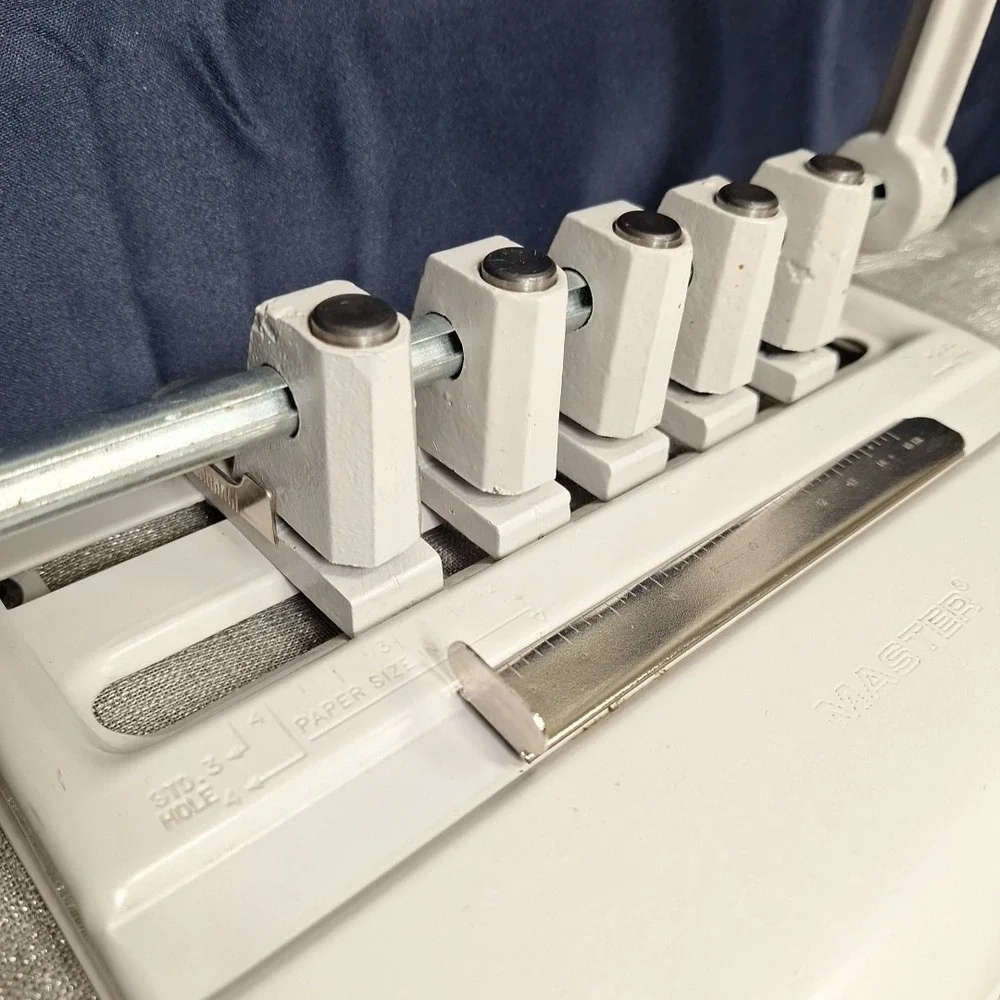 MASTER 5 HOLE Punch Heads Heavy Steel up to 40‎ Sheet Five 11/32